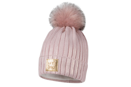 
                    BROEL TRYSTANA czapka na zimę dla dziewczynki różowy
                
