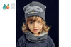 
                    Broel IGOR czapka dla chłopca na jesień szary
                