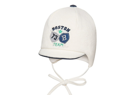 
                    BROEL Boston Team czapka niemowlęca chłopiec ecru
                