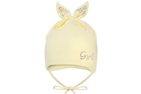 
                    BROEL Eweline czapka niemowlęca wiosna żółta
                