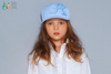 
                    BROEL Tiffany lniana czapka z daszkiem na lato niebieska
                