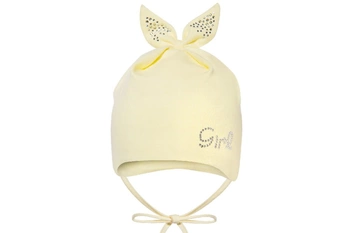 
                    BROEL Eweline czapka niemowlęca wiosna żółta
                