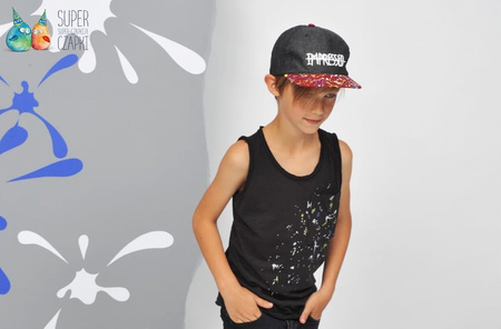 
                    Broel JUVENAL czapka z daszkiem dla chłopca grafit
                